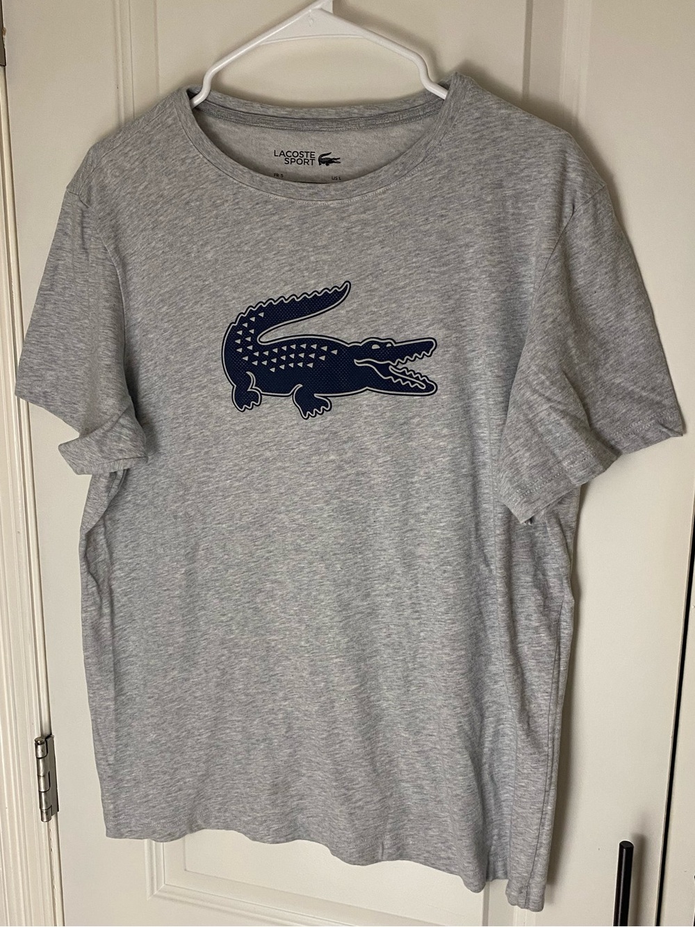 Lacoste Men’s Grey Tee - Size L
